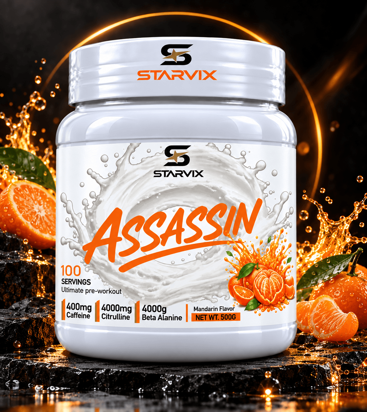 Starvix Assassin, 500 g, Mandarin