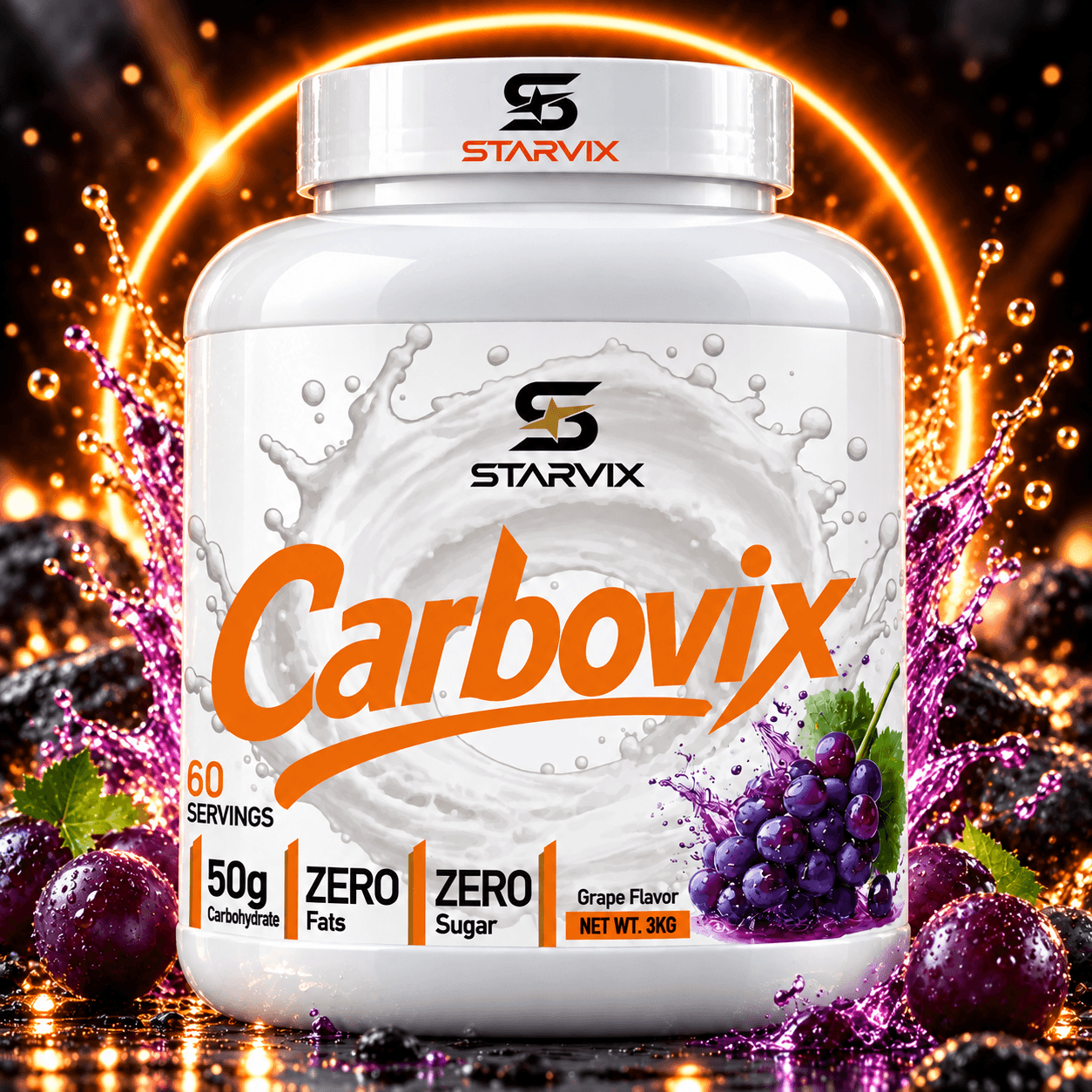 Starvix Carbovix, 3 kg, Grape