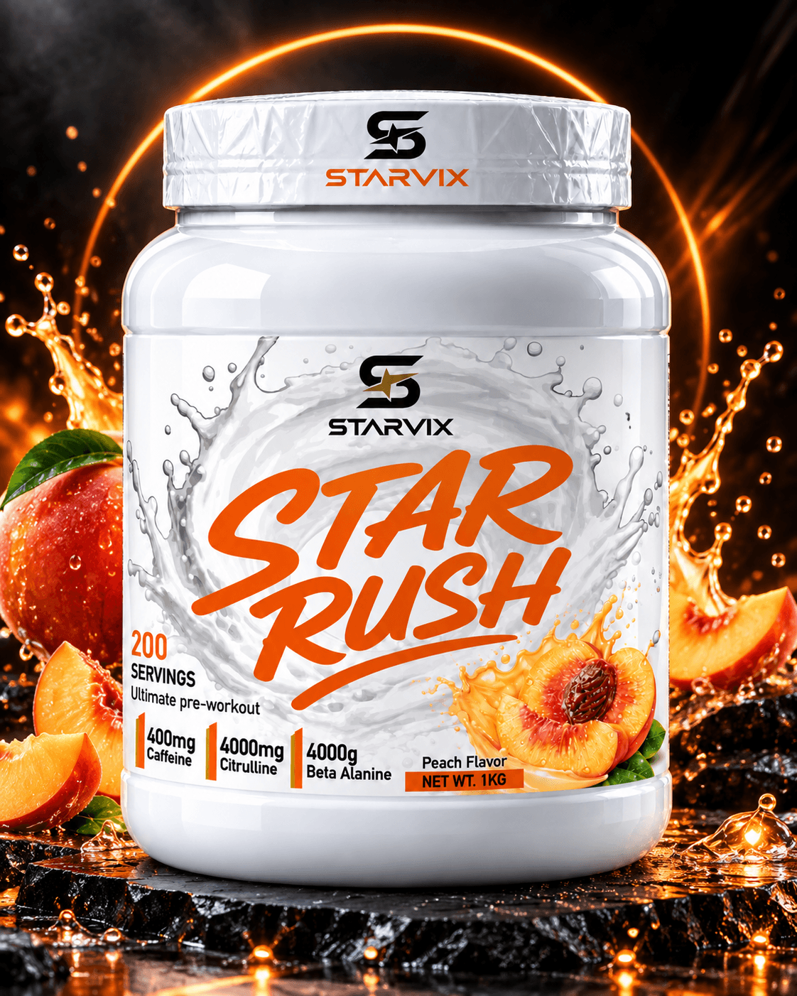 Starvix Star Rush, 1 kg, Peach