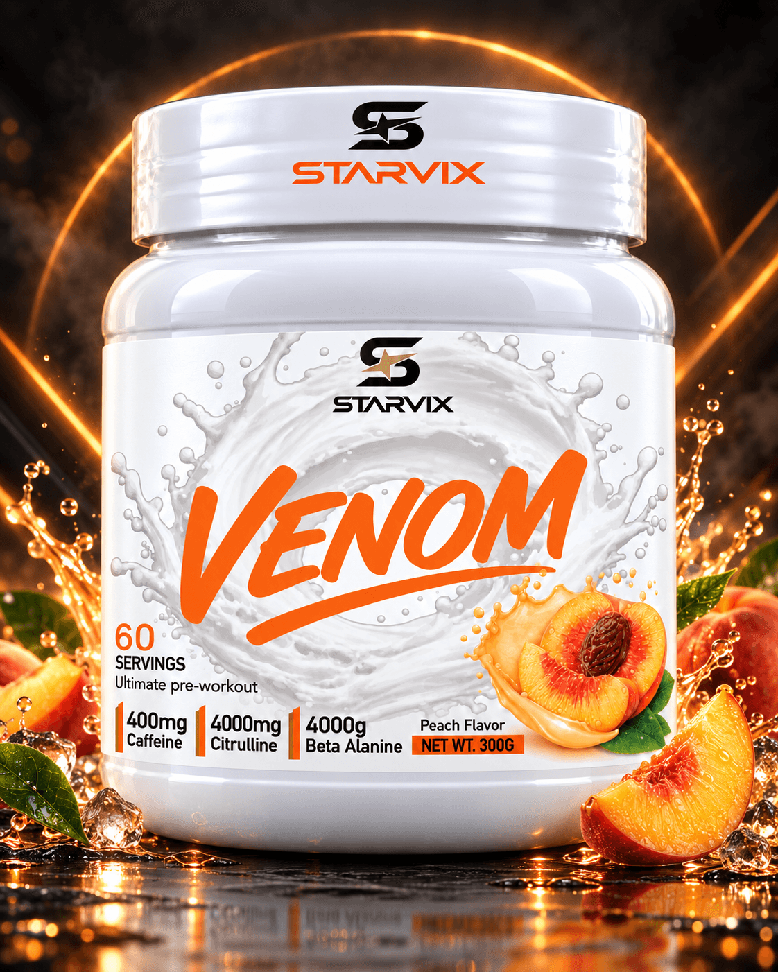 Starvix Venom, 300 g, Peach