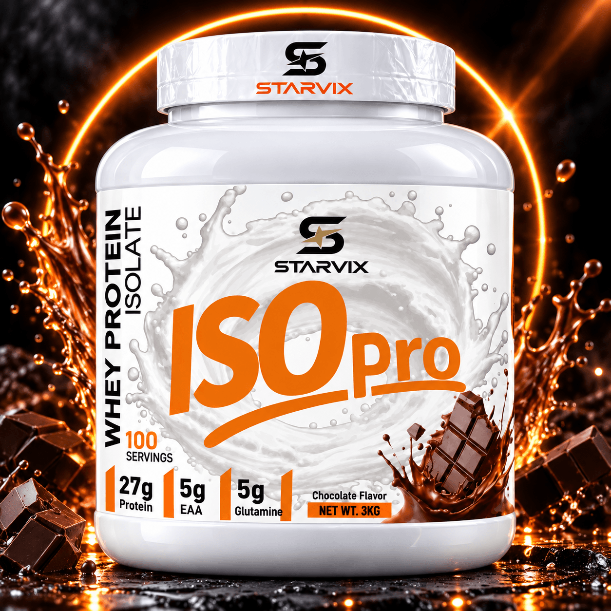 Starvix ISO Pro, 3 kg, Chocolate